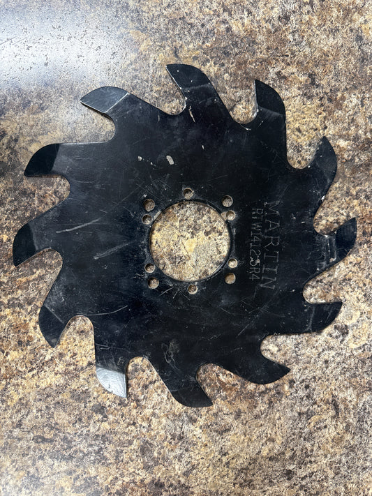 12.5" Right Hand Razor Tooth Row Cleaner Wheel - Kinze